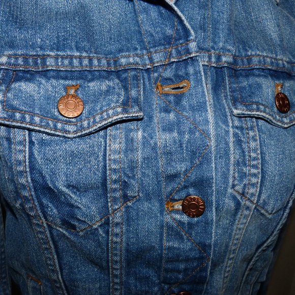 Madewell Blue Jean Denim Jacket XS EUC - Picture 6 of 6